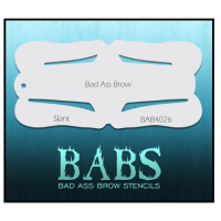 Slant Bad Ass wenkbrauw Stencil