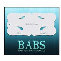 Drip Bad Ass wenkbrauw Stencil