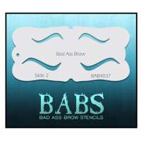 Slide 2 Bad Ass wenkbrauw Stencil