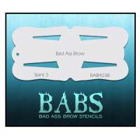 Slant 3 Bad Ass wenkbrauw Stencil