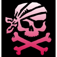 Glitter tattoo Piraat
