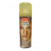 Hairspray glitter gold