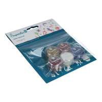 5 kleuren Celebration fine glitter