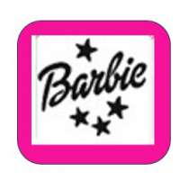 Glitter tattoo Barbie