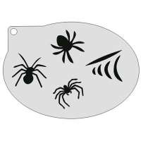 Schminksjabloon Spinnekoppen