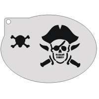 Schminksjabloon Piraten