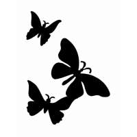 A37 Butterflies trio