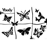 00 Butterflies A5 Thema Stencil