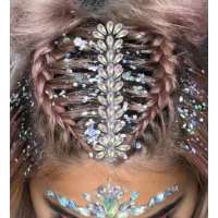 Hair Body Jewels Silver