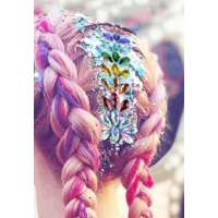 Hair Body Jewels Rainbow