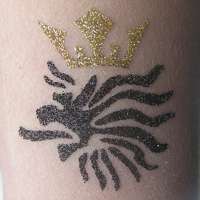 Glitter tattoo KNVB