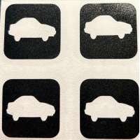 Glittertattoo 4 cars