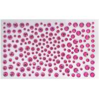 Face Jewels Fuchsia Rose