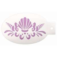 Sjabloon Sea Shell Seahorse