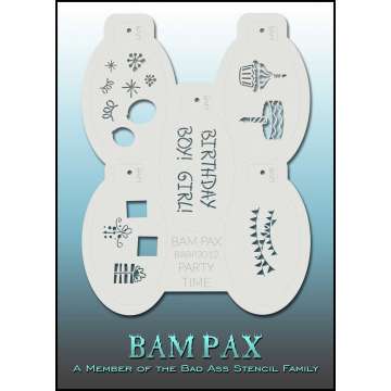 BAM-PAX Party Time - 5 sjablonen