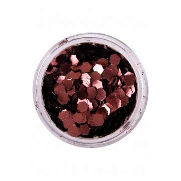PXP biodegradable chunky glitters bronze pink