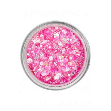 Chunky glitter cream Neon Pink Candy