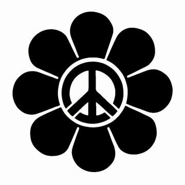 Glittertattoo Flowerpower
