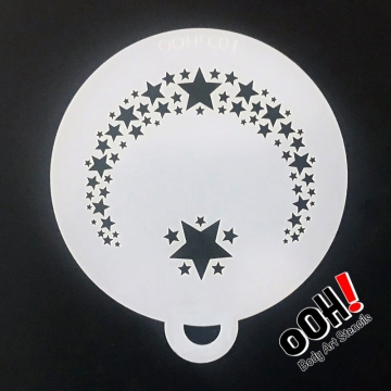 Star Flip Ooh! - Facepaint Stencil