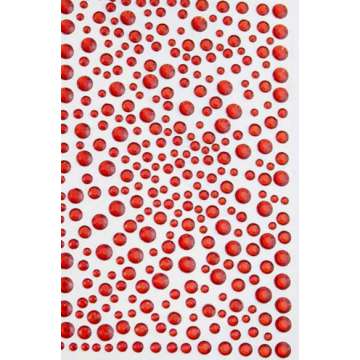 Lady in Red Round collection Face Jewel