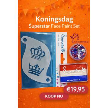 Super Koningsdag facepaintset