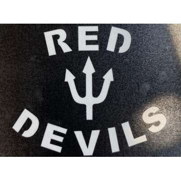 Glitter tattoo Red Devil