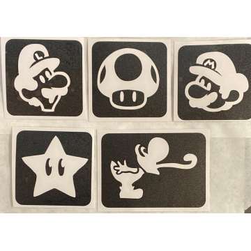 Stencil set Mario