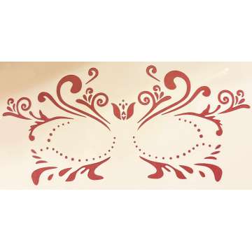 Full Face Subtel Swirly