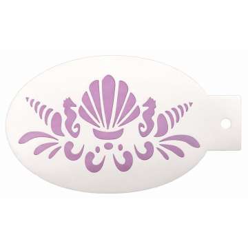 Sjabloon Sea Shell Seahorse