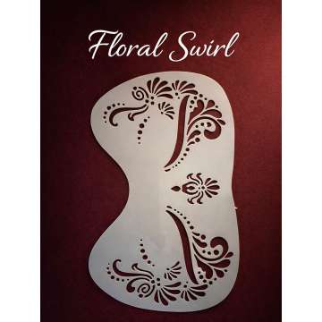 Full Face Floral Swirl