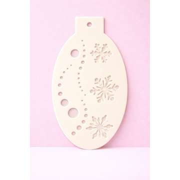 Sjabloon Snow Flakes and Dots