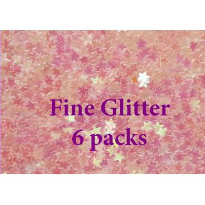 Superstar Fine Glitter 6-pack