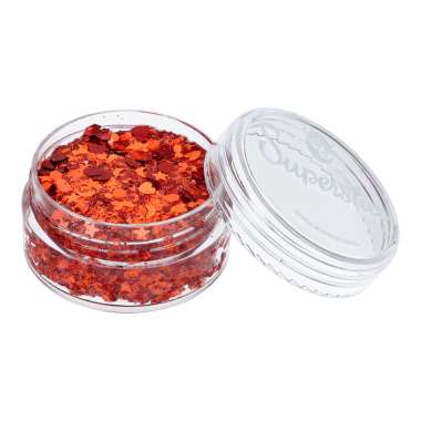 Waxcream Chunky Glitter Cream Orange & Red