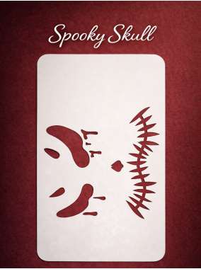 Full Face Spooky Skull