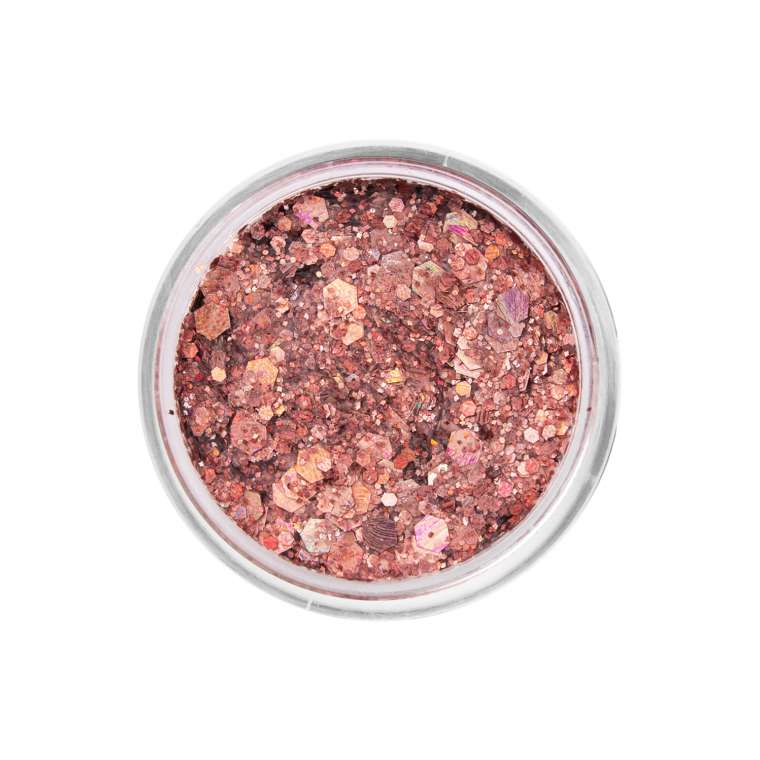 Chunky glitter cream pink champagne