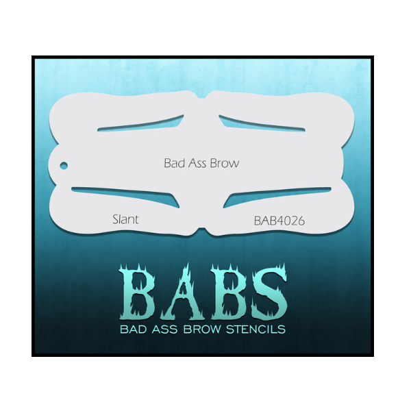 Slant Bad Ass wenkbrauw Stencil