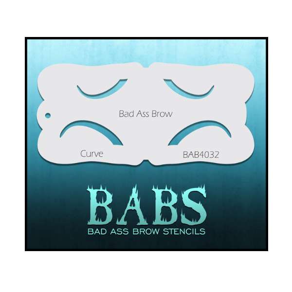 Curve Bad Ass wenkbrauw Stencil