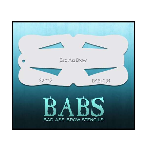 Slant 2 Bad Ass wenkbrauw Stencil