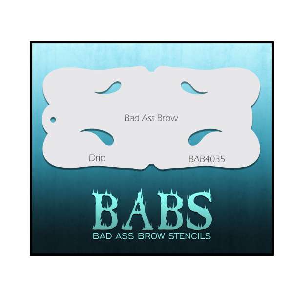 Drip Bad Ass wenkbrauw Stencil