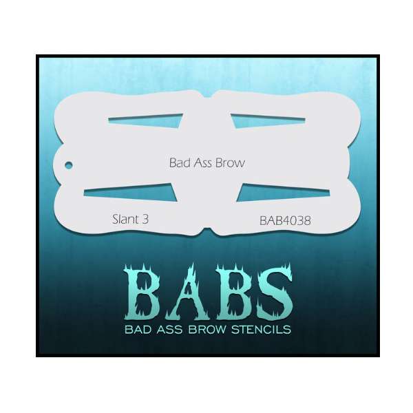 Slant 3 Bad Ass wenkbrauw Stencil