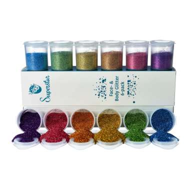 Summer Festival Fine Glitter 6-pack