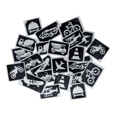 Glittertattoo stencil set On the Road