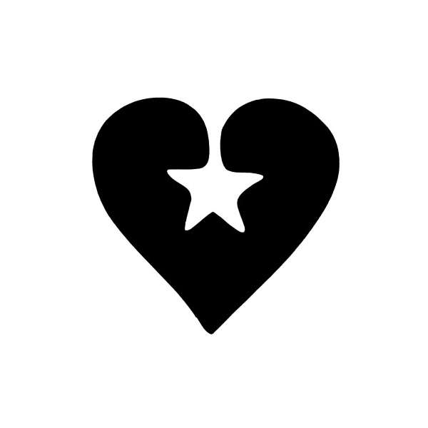B25 Heart Star
