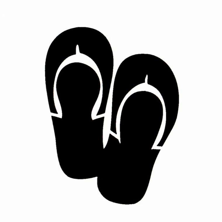 Glittertattoo FlipFlops