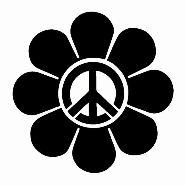 Glittertattoo Flowerpower