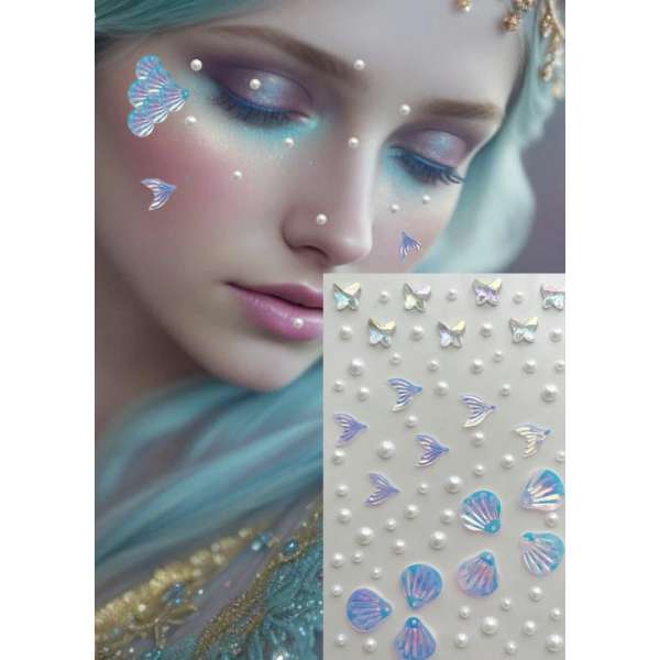 Mermaid Face Jewels