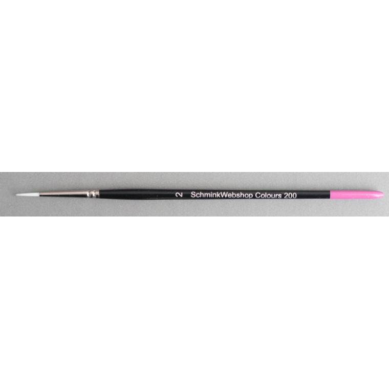 Penseel rond nr 2 Synthetisch SchminkWebshop 