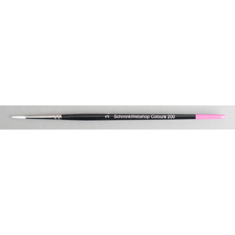 Penseel rond nr 3 Synthetisch SchminkWebshop 