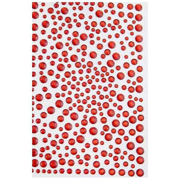 Lady in Red Round collection Face Jewel