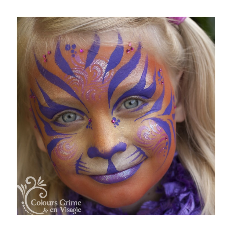 Zonnige meisjes tijger